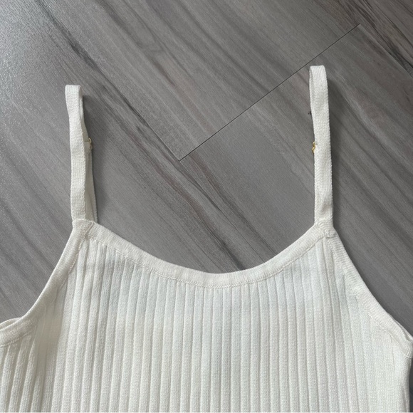 Cream Ribbed Dress - Picture 3 of 3